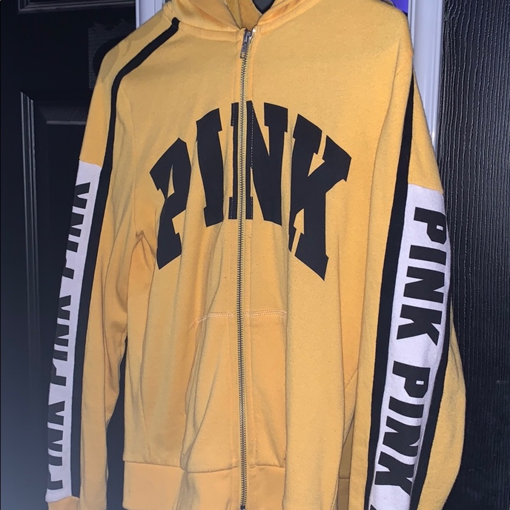 PINK Yellow Hoodie